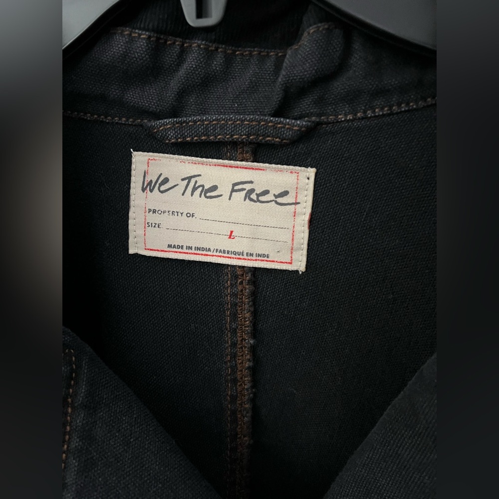 Free People Viva Surplus Jacket In Black Size Large New - Picture 10 of 14